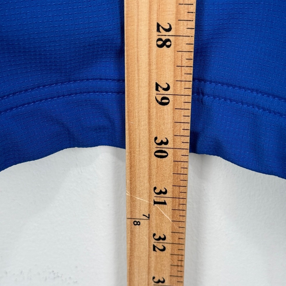 VTG Nike Sphere Windbreaker Jacket Men Large Blue Full Zip Gray Label 1990 90s - Picture 10 of 11